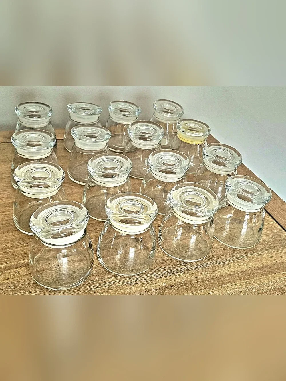 Crate & Barrel Glass Spice Jar Lot, 16pcs, 4.5oz